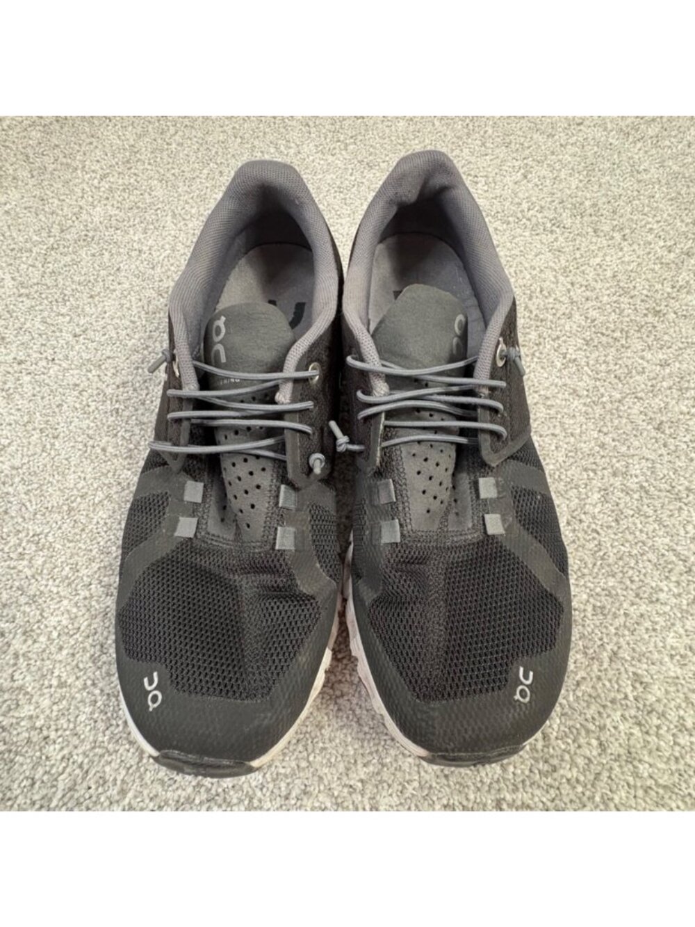 On Running Cloud Womens Black Athletic Shoes Size 8 US CloudTec Lightweight Mesh - Picture 6 of 9